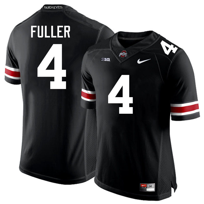 Jordan Fuller Ohio State Buckeyes Jersey College Football Uniforms-Black